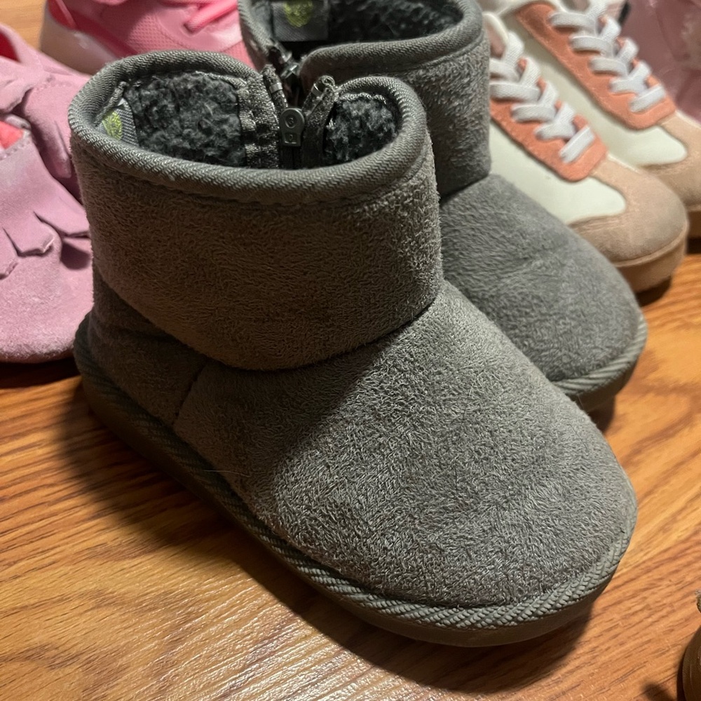 Hobby Lobby Soft Gray Kids Boots